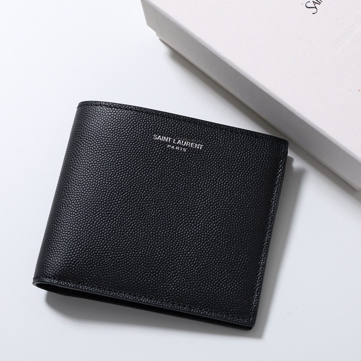 SAINT LAURENT サンローラン ミニ財布 2つ折り ブラック サンローラン 二つ折り財布のおすすめ人気商品一覧 通販 - Yahoo