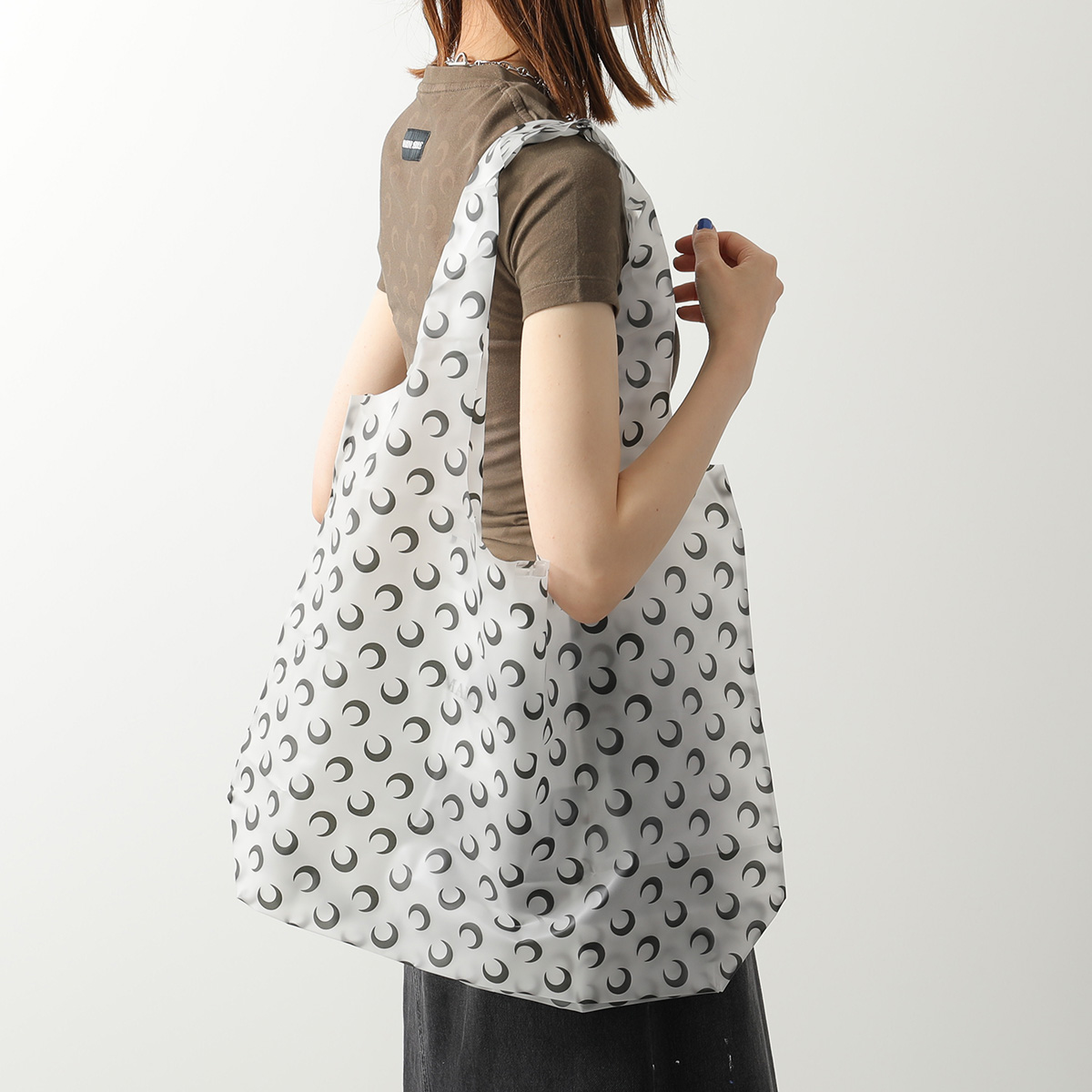 美品 マリーンセル シアーtシャツ ムーン マルジェラ バッグ MARINE SERRE（マリーンセル） マリーン セル トートバッグ Moon