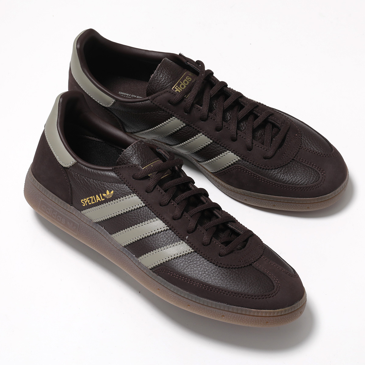 adidas Originals アディダスオリジナルス スニーカー HANDBALL SPEZIAL ハンドボール スペツィアル IH6567 メンズ ローカット 2.5cm 靴 AUCO/SILPEB/GUMSの画像