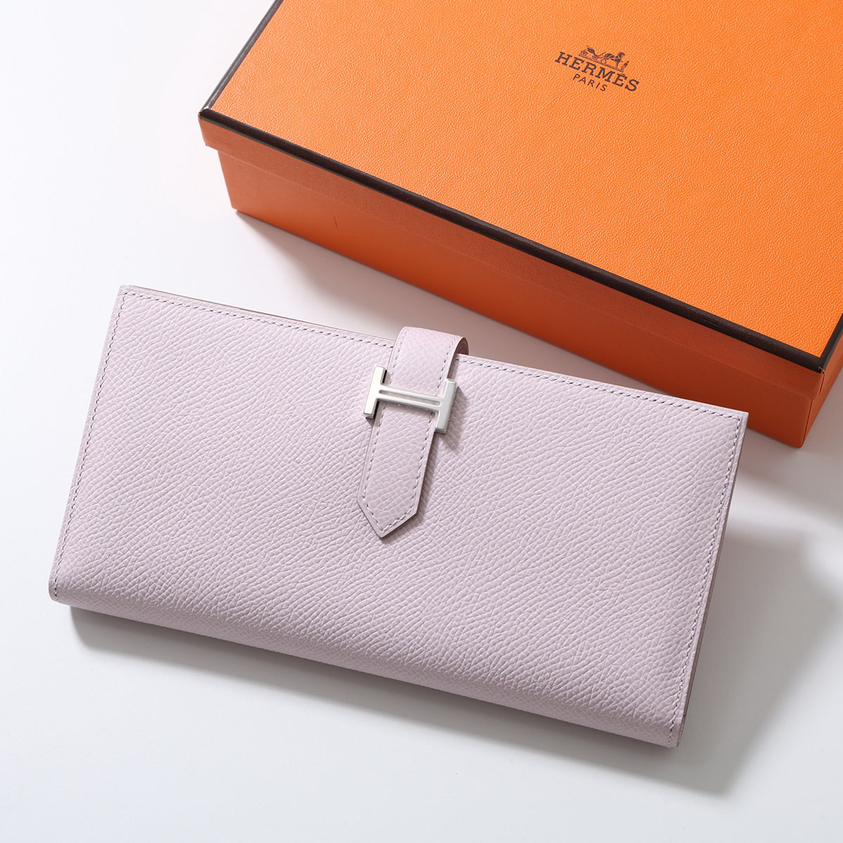 エルメス　べアン　スフレ　新品同様　長財布 HERMES（エルメス） 二つ折り長財布 ベアン スフレ Bearn Souffle