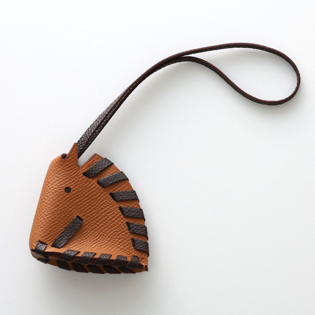 【新品】 HERMES エルメス　テットゥ ドゥ シュヴァル 馬レザーチャーム HERMES（エルメス） チャーム シュヴァル トレッセ Cheval Tresse