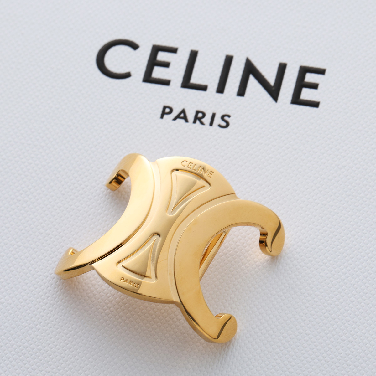 CELINE（セリーヌ） バッグリング トリオンフ B10603812.35OR