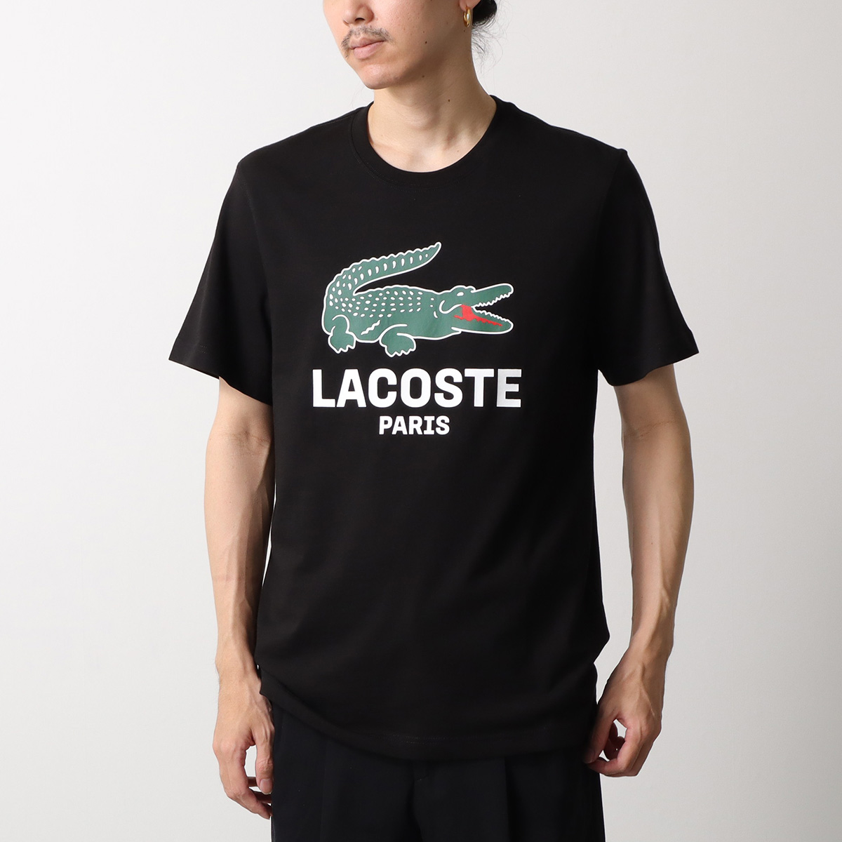 LACOSTE（ラコステ） Tシャツ TH5634 メンズ ワニ ロゴプリント