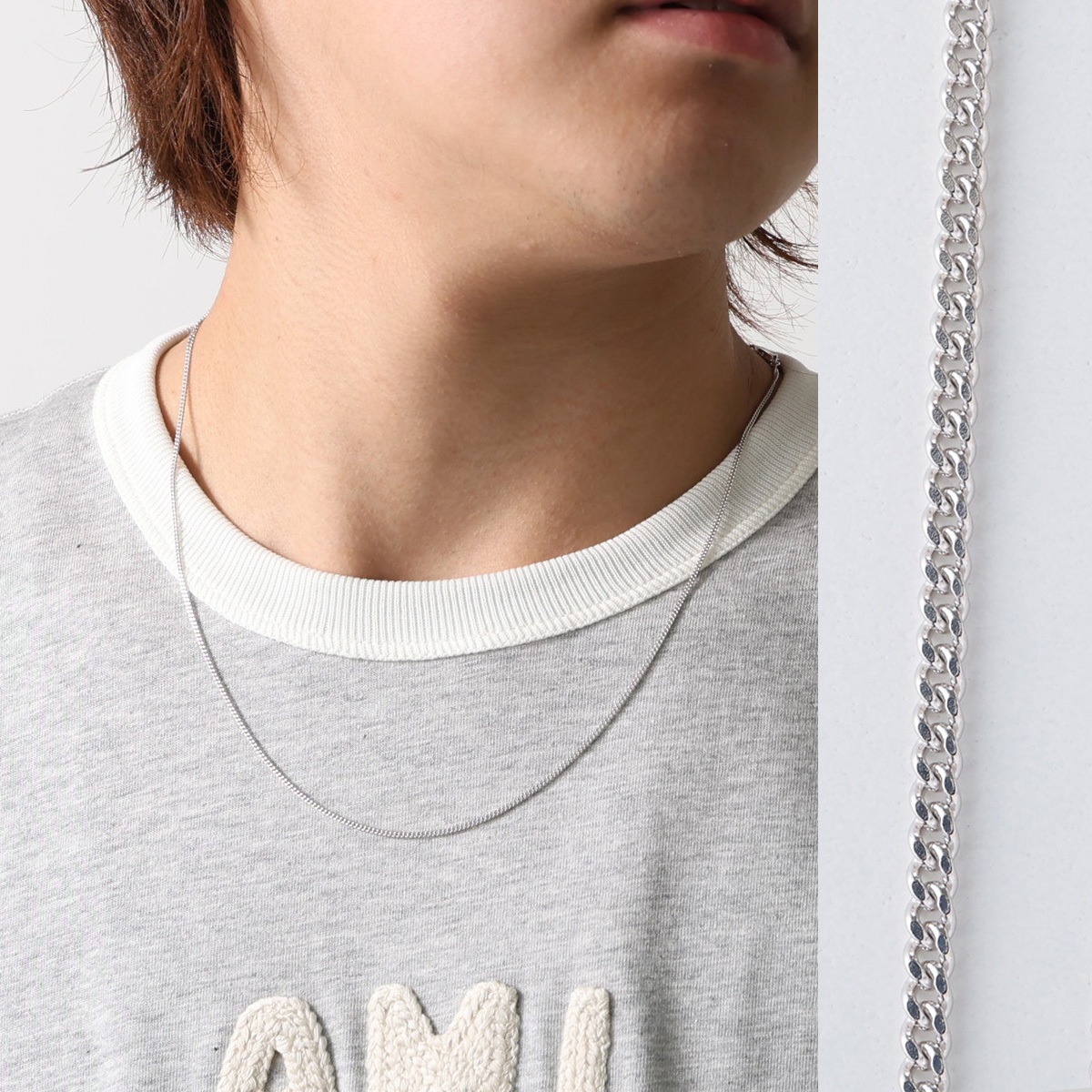 TOMWOOD トムウッド ネックレス Jil Chain 20.5inch 101599 メンズ レディース チェーン アクセサリー silver925の画像