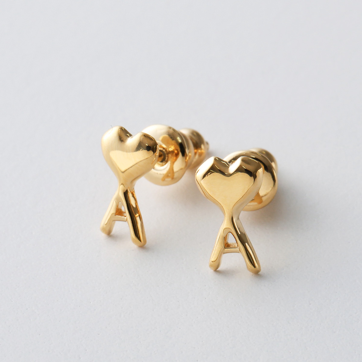 ami paris アミパリ ゴールド ハート ピアス 片耳 箱付き AMI Alexandre Mattiussi ami paris アミパリス ピアス UJW445.361