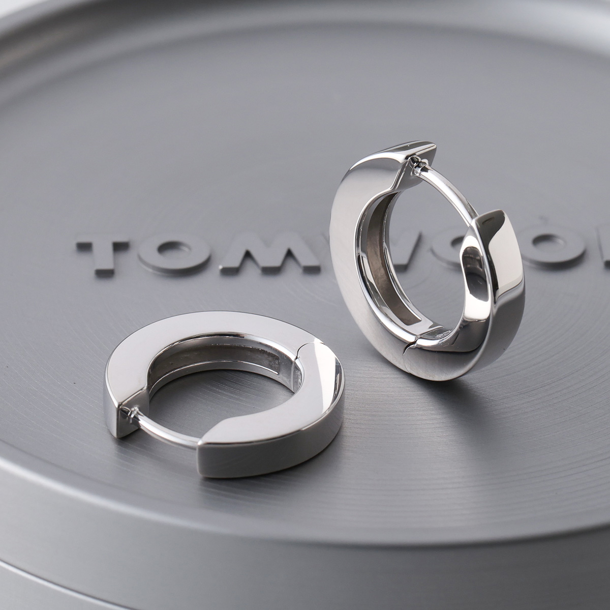 TOMWOOD トムウッド ピアス Beck Hoops ベック フープ 101595 レディース メンズ アクセサリー シルバーの画像