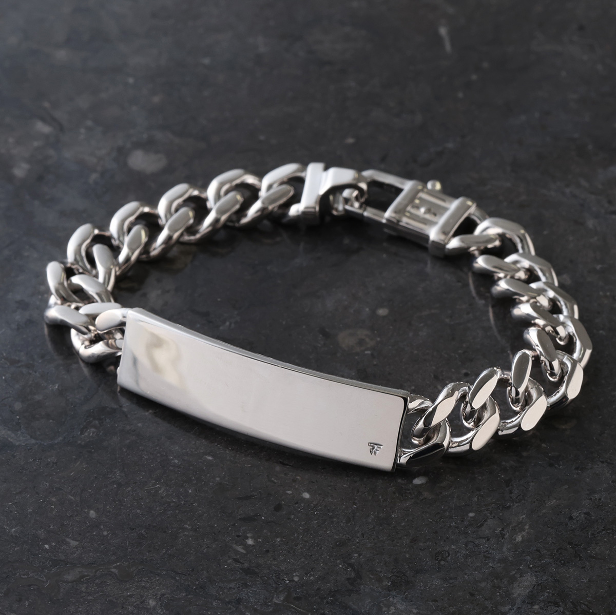 TOMWOOD トムウッド ブレスレット ID Bracelet Large 101606 メンズ チェーン アクセサリー シルバーの画像