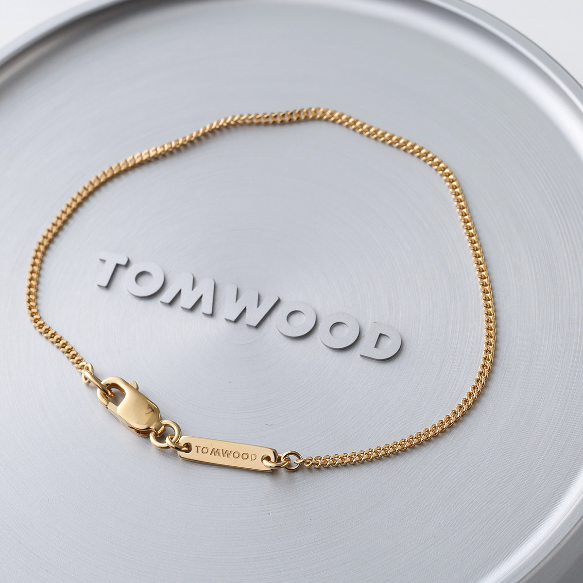 TOMWOOD トムウッド ブレスレット Jil Bracelet Gold ジル 101602 レディース メンズ チェーン アクセサリーの画像