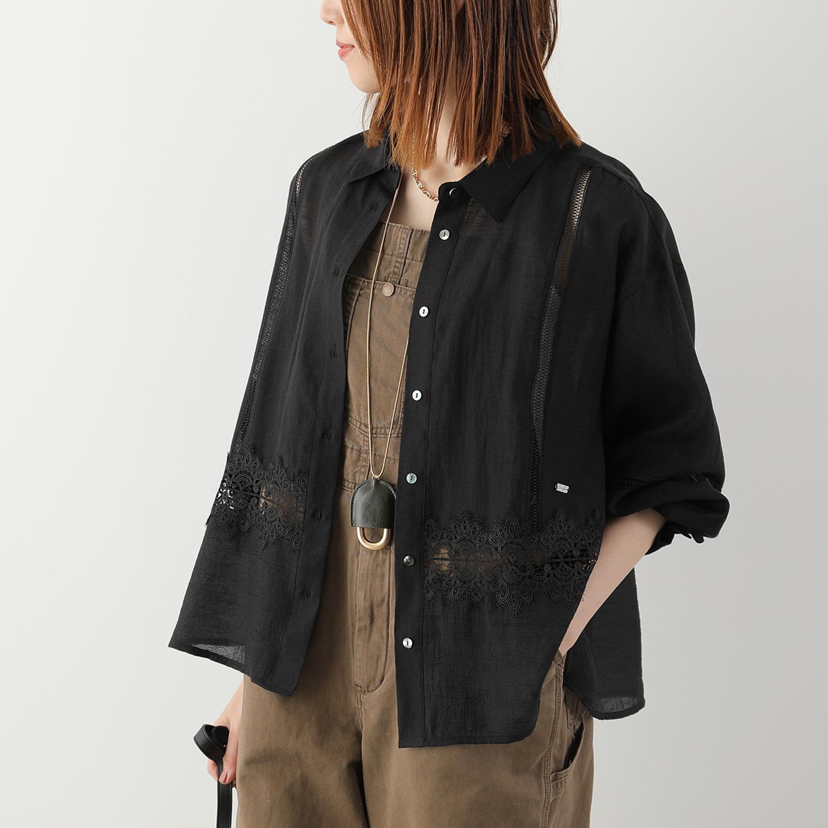 Eimee Law（エイミーロウ） シャツ 84762Z レディース レース 