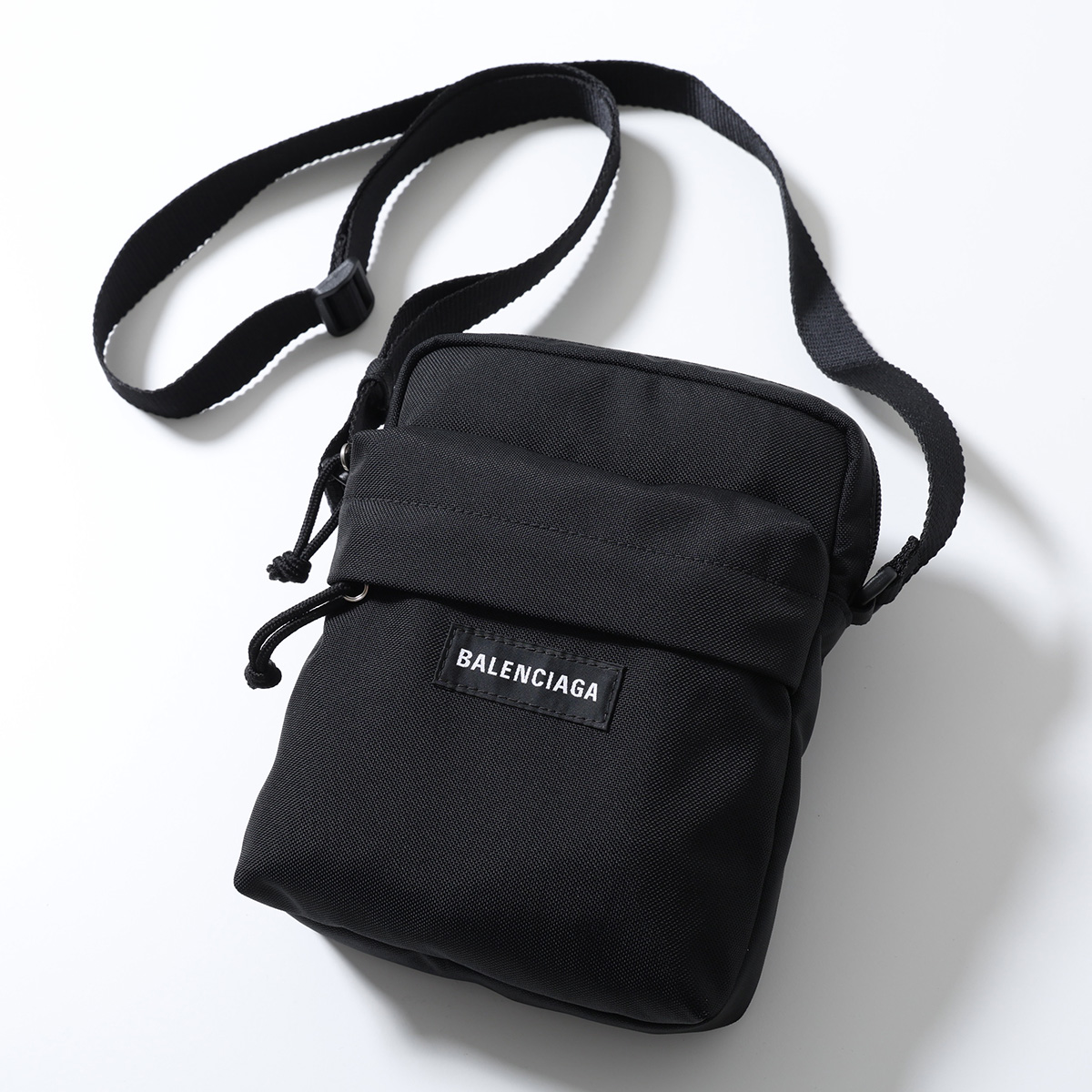 BALENCIAGA バレンシアガ ショルダーバッグ Explorer エクスプローラー 845593 2AB9Q メンズ レディース クロスボディ 鞄 1000/BLACK 8455932AB9Q1000の画像