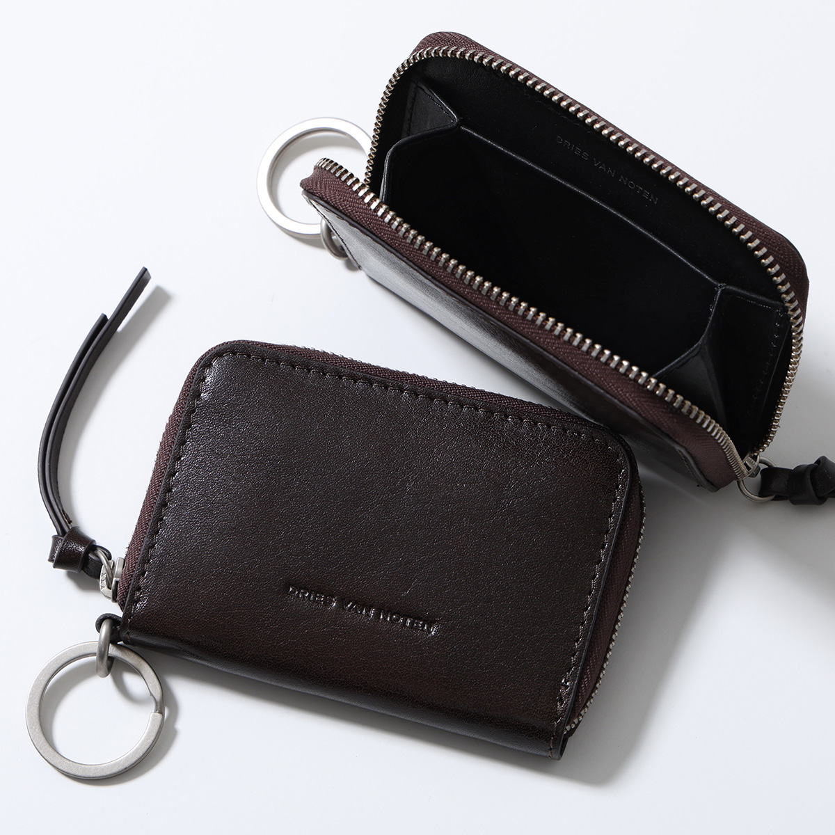 DRIES VAN NOTEN ドリスヴァンノッテン コインケース M.L.WALLET 022109 0103 803 メンズ レディース カードケース ミニ財布 小銭入れ レザー DGRYの画像