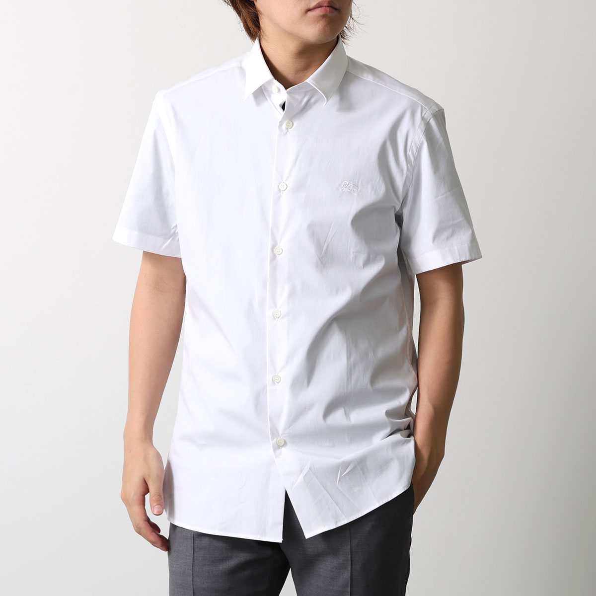 BURBERRY - Burberry バーバリー　シャツ　半袖　柄シャツ　ブラウス　ハイブランド BURBERRY（バーバリー） 半袖シャツ SHERFIELD SS 8079596 8079594