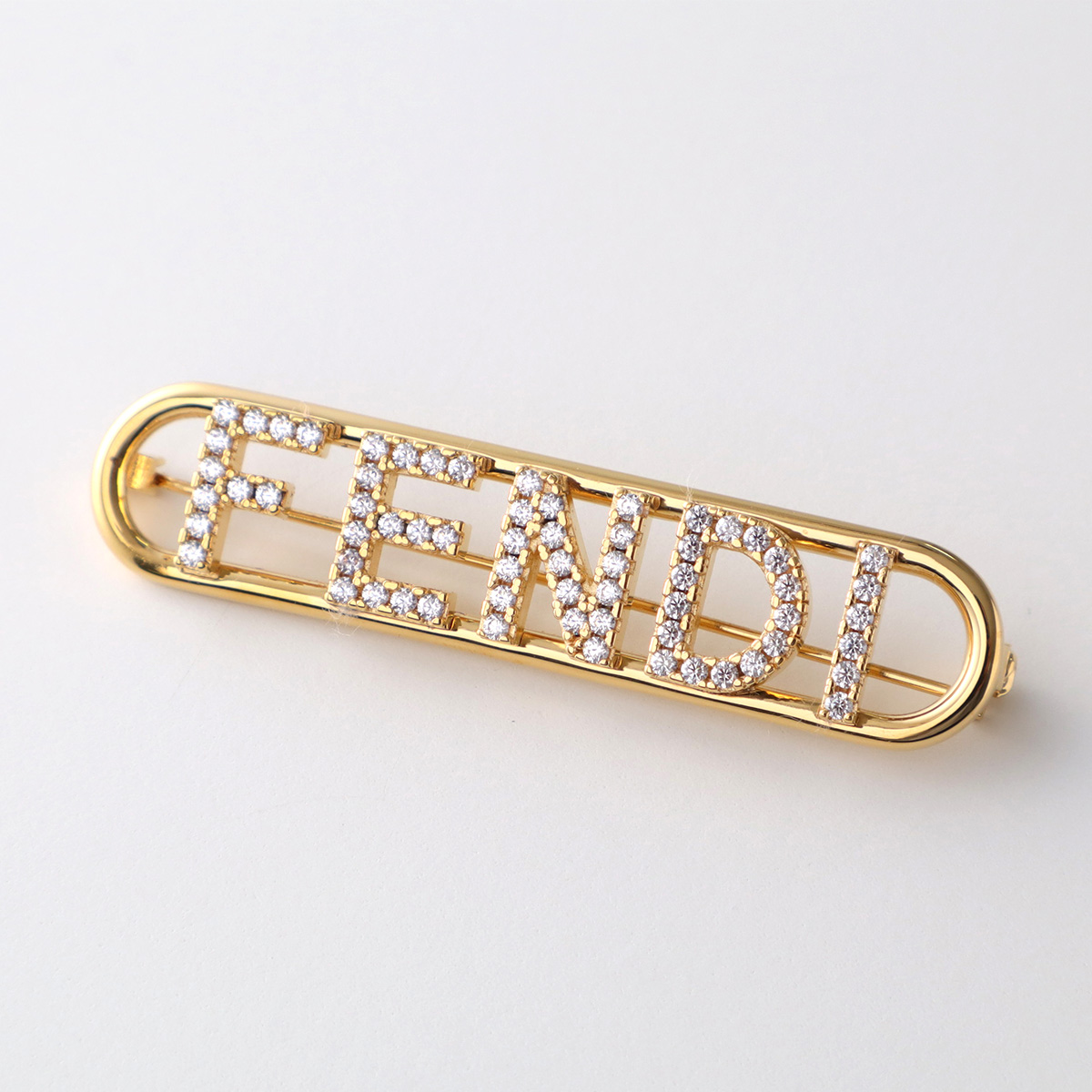 FENDI❣️ブローチ❣️ FENDI（フェンディ） ブローチ 8AH614 A44G レディース ロゴ