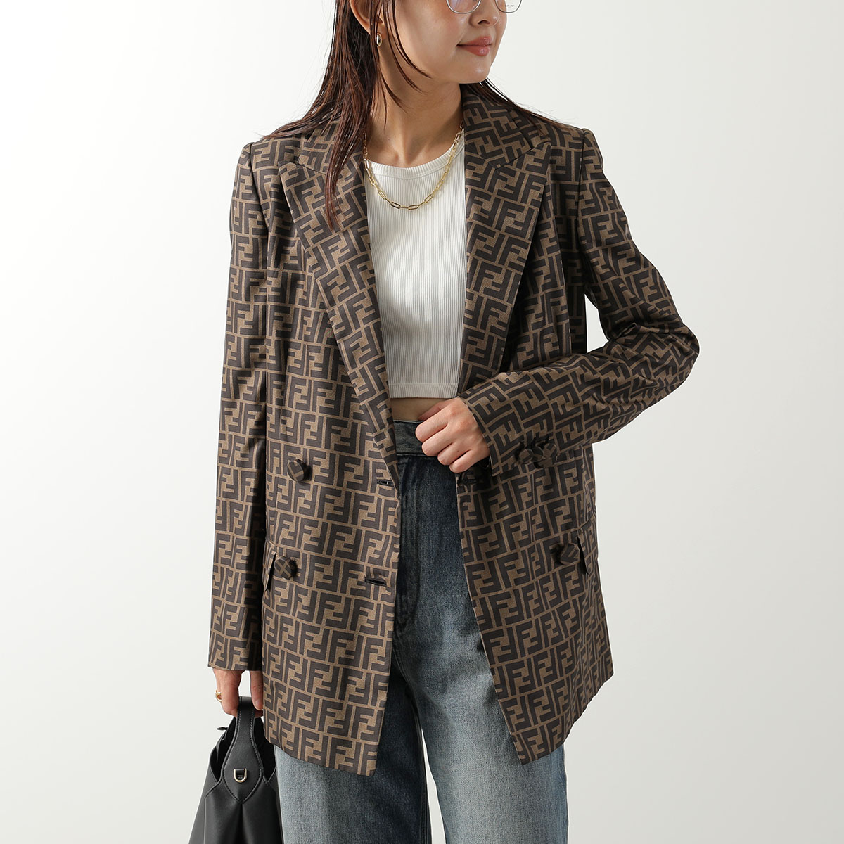FENDI（フェンディ） テーラードジャケット FJ7236 A8G3 レディース
