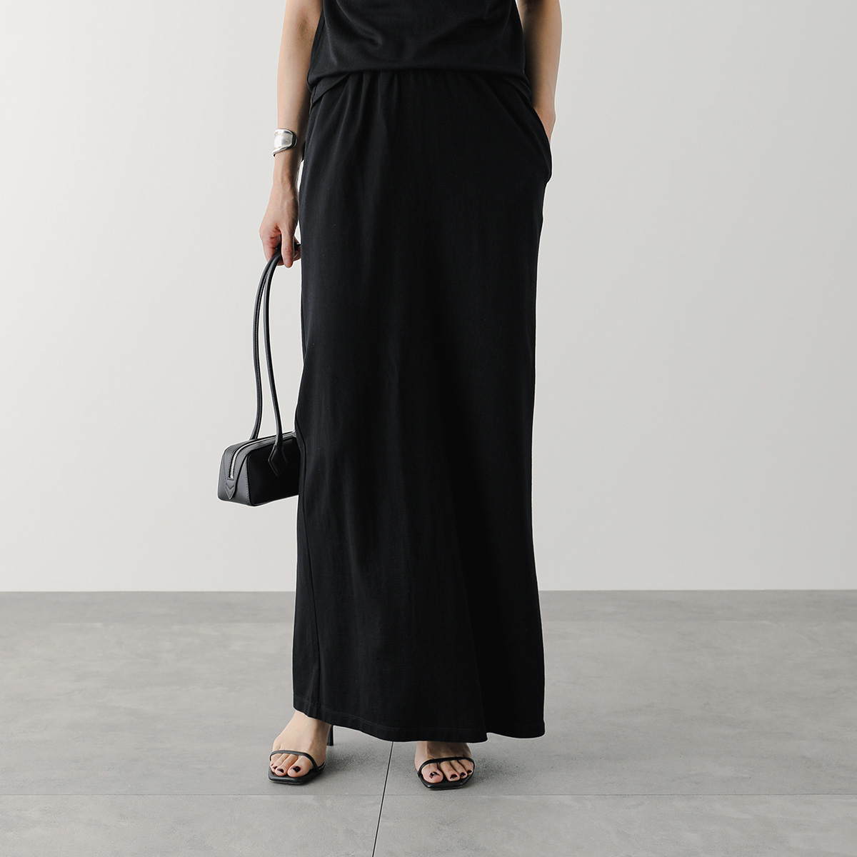 LIFiLL リフィル ロングスカート COTTONY LONG SKIRT LF040-01