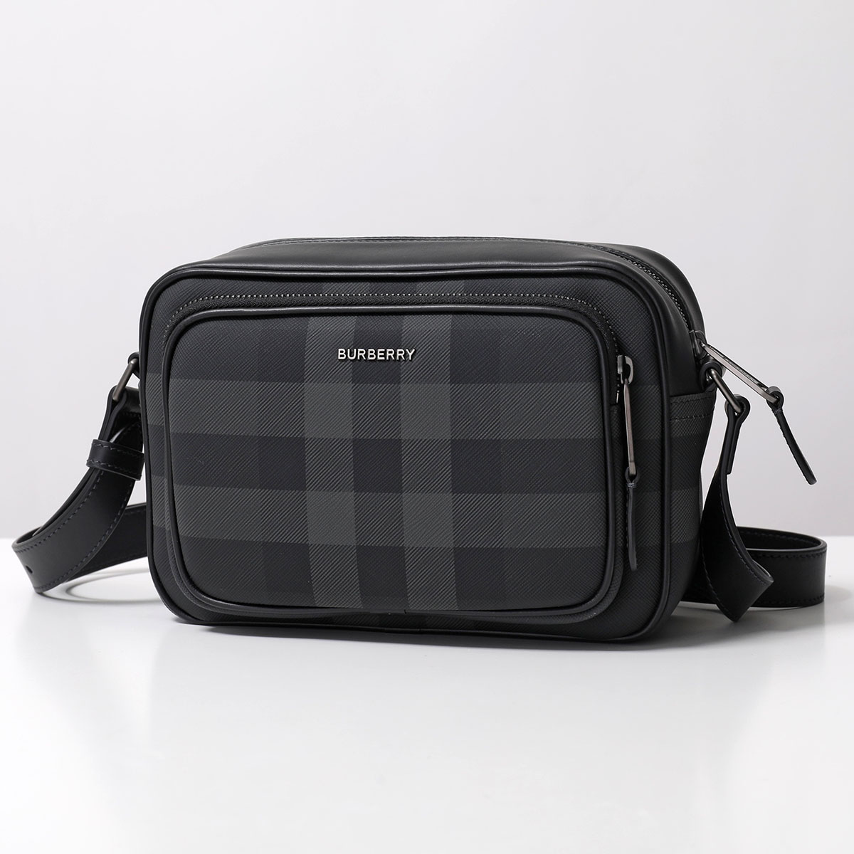 BURBERRY バーバリー ショルダーバッグ PADDY パディ 8074099 メンズ チェック クロスボディ 鞄 A1208/CHARCOALの画像