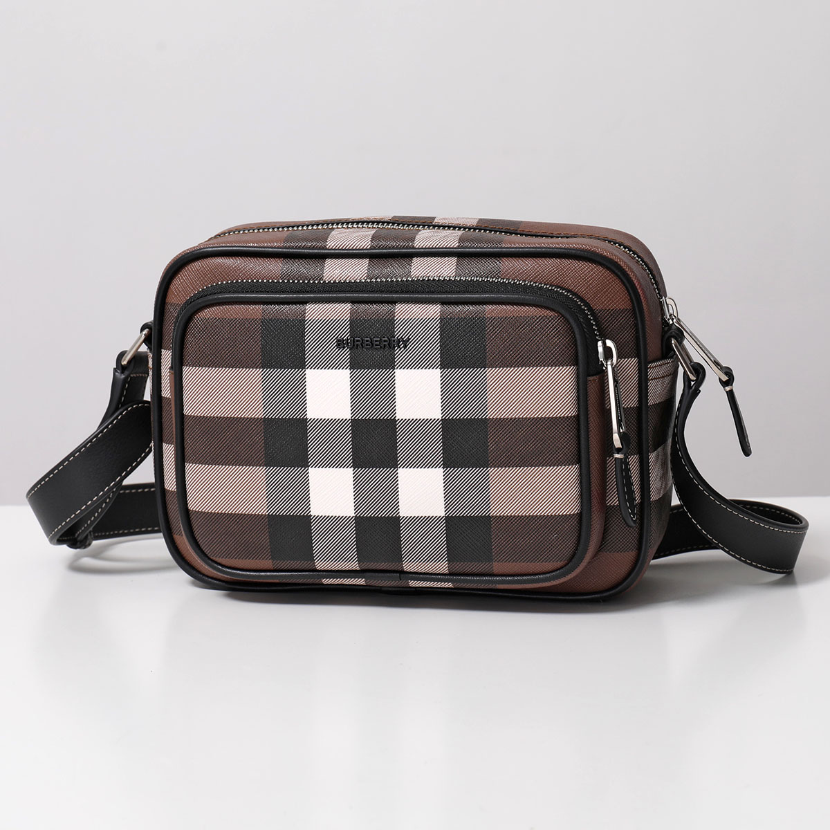 BURBERRY バーバリー ショルダーバッグ PADDY パディ 8049145 メンズ チェック クロスボディ 鞄 A8900/DARK-BIRCH-BROWNの画像