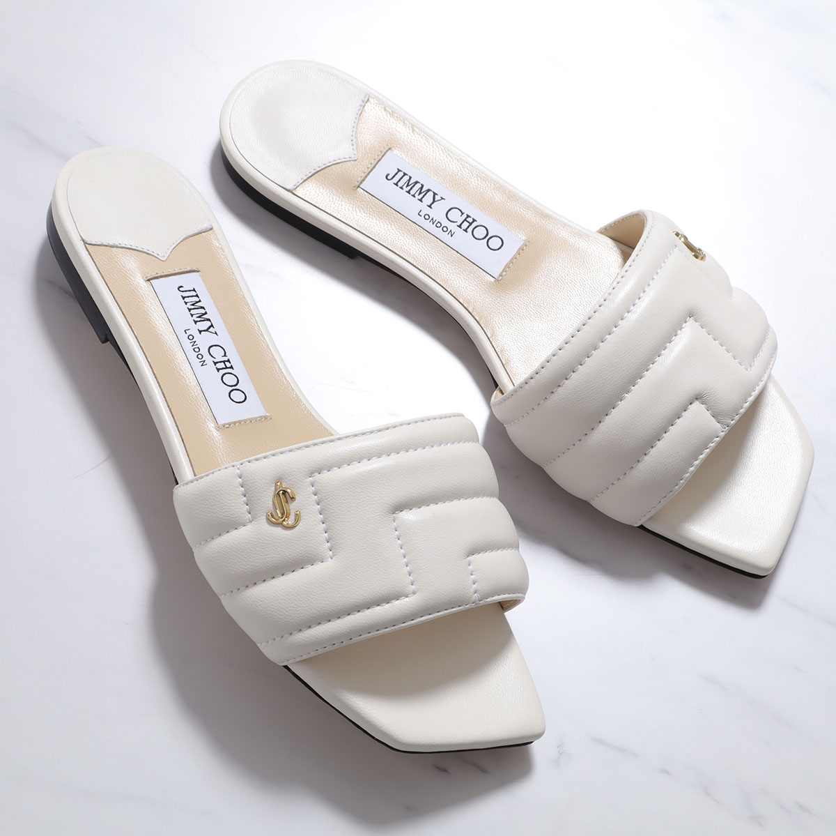 JIMMY CHOO（ジミーチュウ） サンダル THEMIS FLAT NBA レディース
