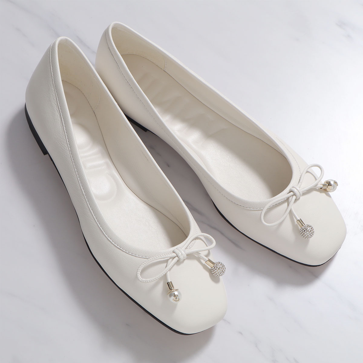 JIMMY CHOO（ジミーチュウ） バレエシューズ ELME FLAT エルメ