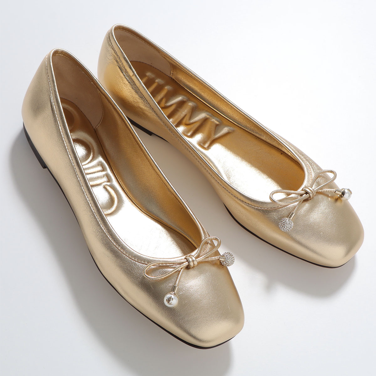 JIMMY CHOO（ジミーチュウ） バレエシューズ ELME FLAT エルメ