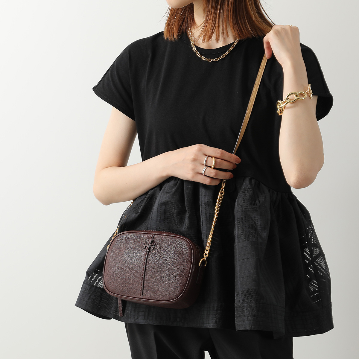 TORY BURCH（トリーバーチ） ショルダーバッグ MCGRAW CAMERA BAG