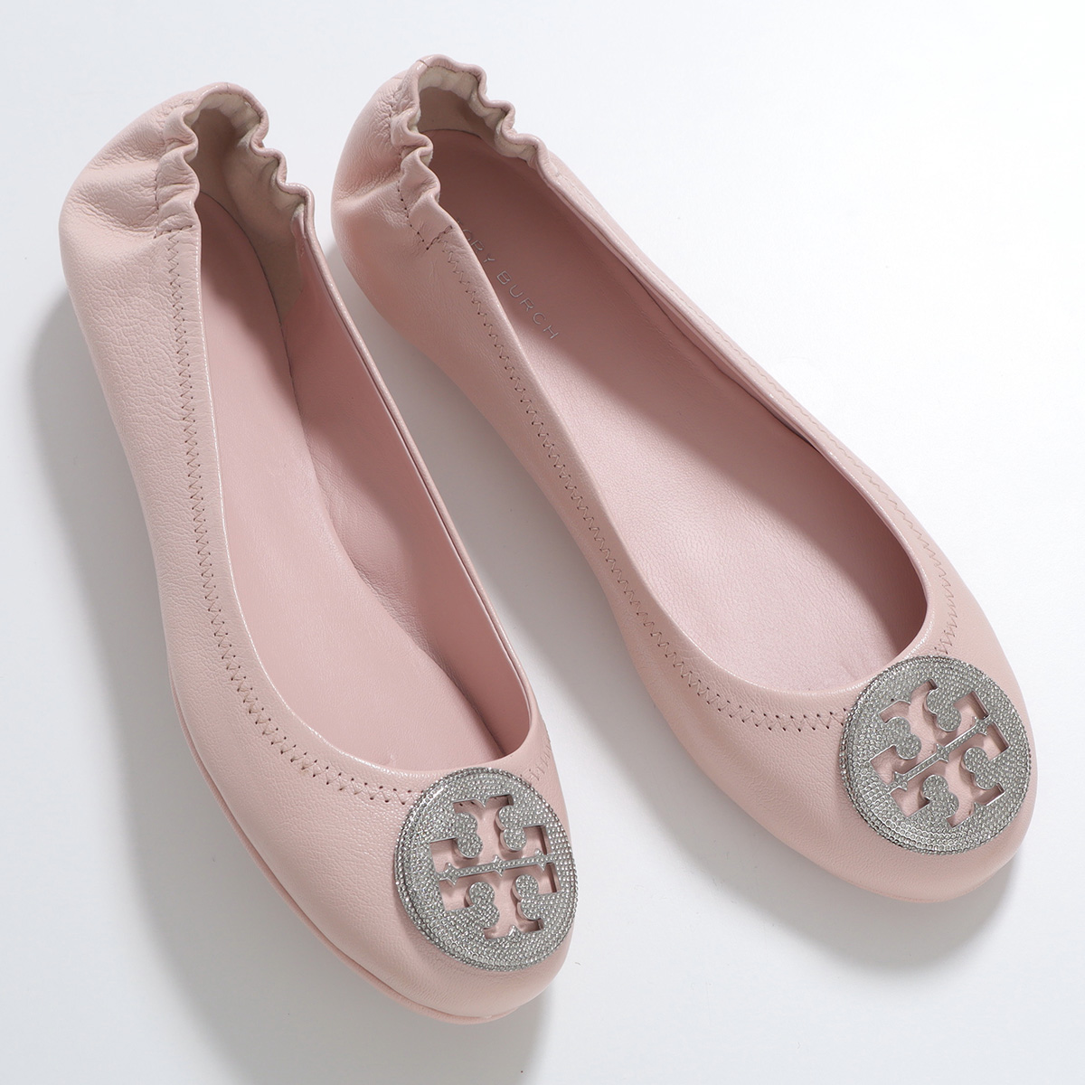 Tory Burch ミニートラベルバレエシューズ 8.5 TORY BURCH（トリーバーチ） フラットパンプス MINNIE PAVE TRAVEL