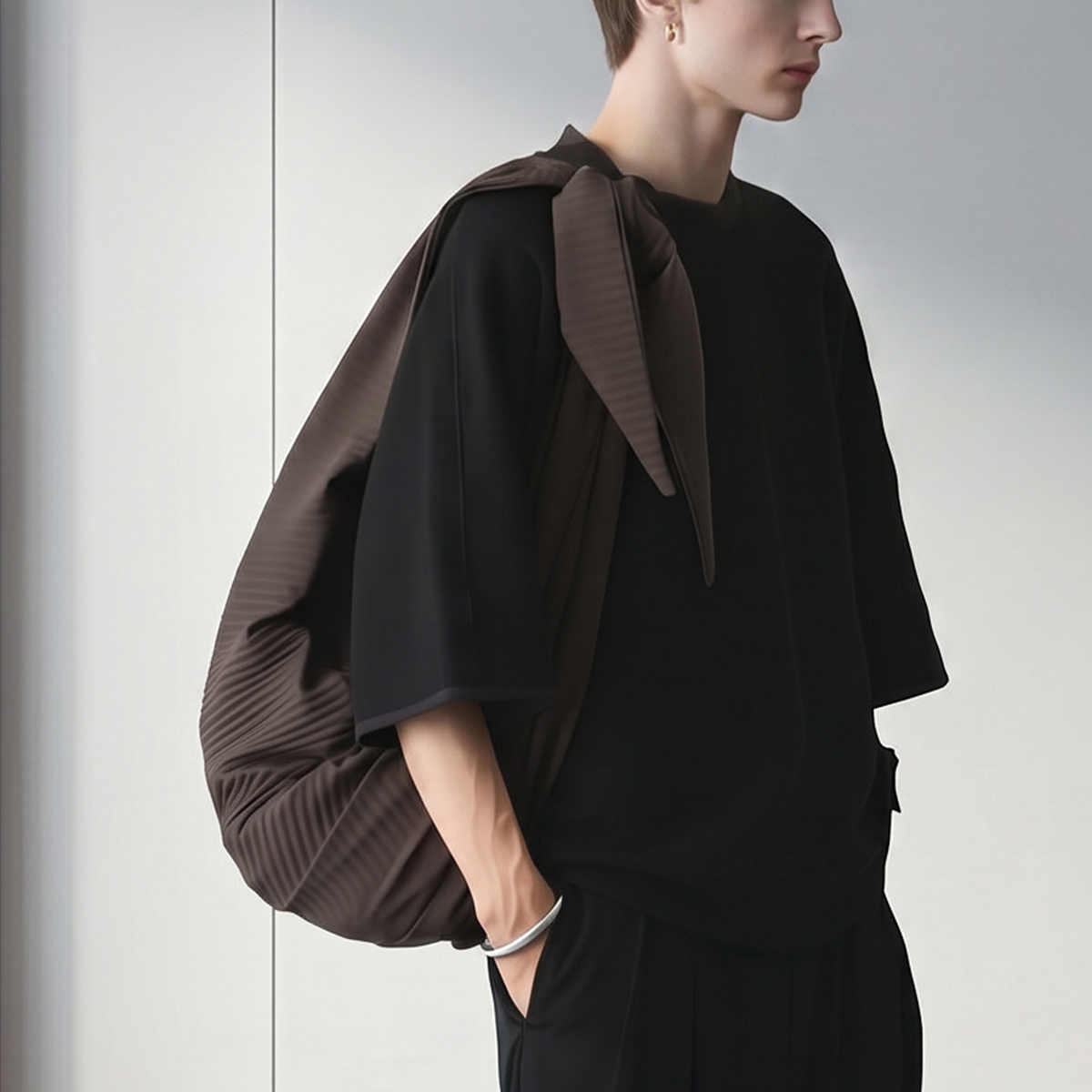 6CRAYON シックスクレヨン ショルダーバッグ Pleated Adjustable Multi 