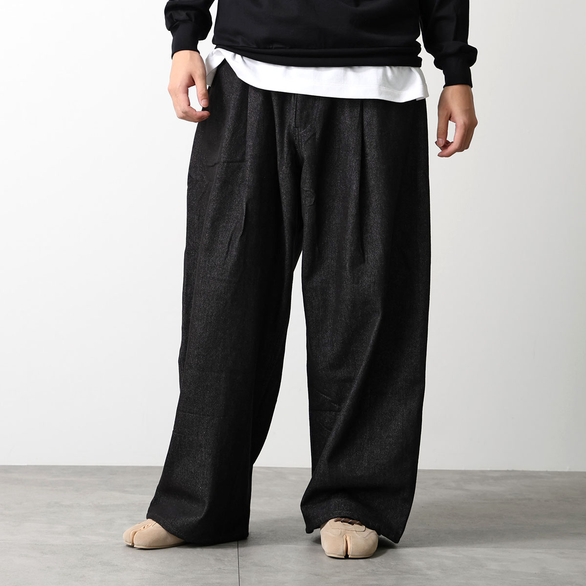 6CRAYON シックスクレヨン ジーンズ 11.3oz Non Fade Wide Leg Baggy