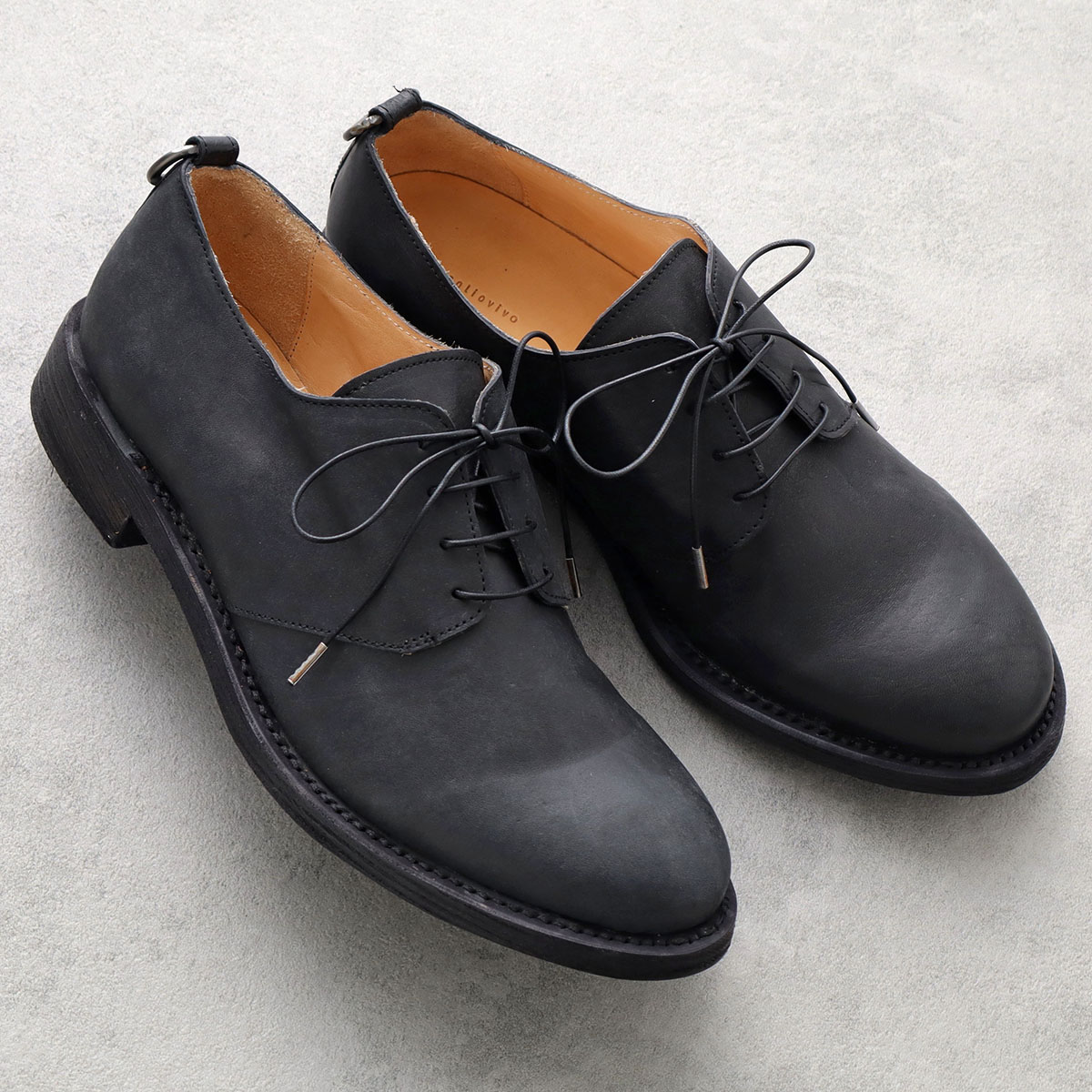 Vittorio Uomo ヴィットリオウォモ Uチップダービー ブラック 革靴 TAGLIOVIVO タリオヴィヴォ ドレスシューズ DERBY ダービー メンズ