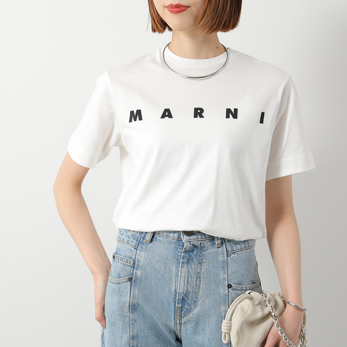 新作 MARNI マルニ ロゴ キッズ Tシャツ 大人Sサイズ 相当12Y MARNI（マルニ） 【訳あり-12Yのみ】MARNI KIDS キッズ Tシャツ M002MV