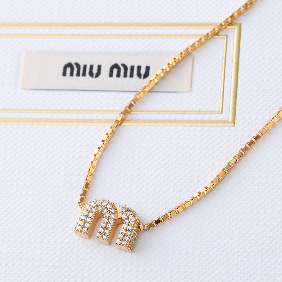 miu miu（ミュウミュウ） ネックレス 5IC305 2DNC レディース