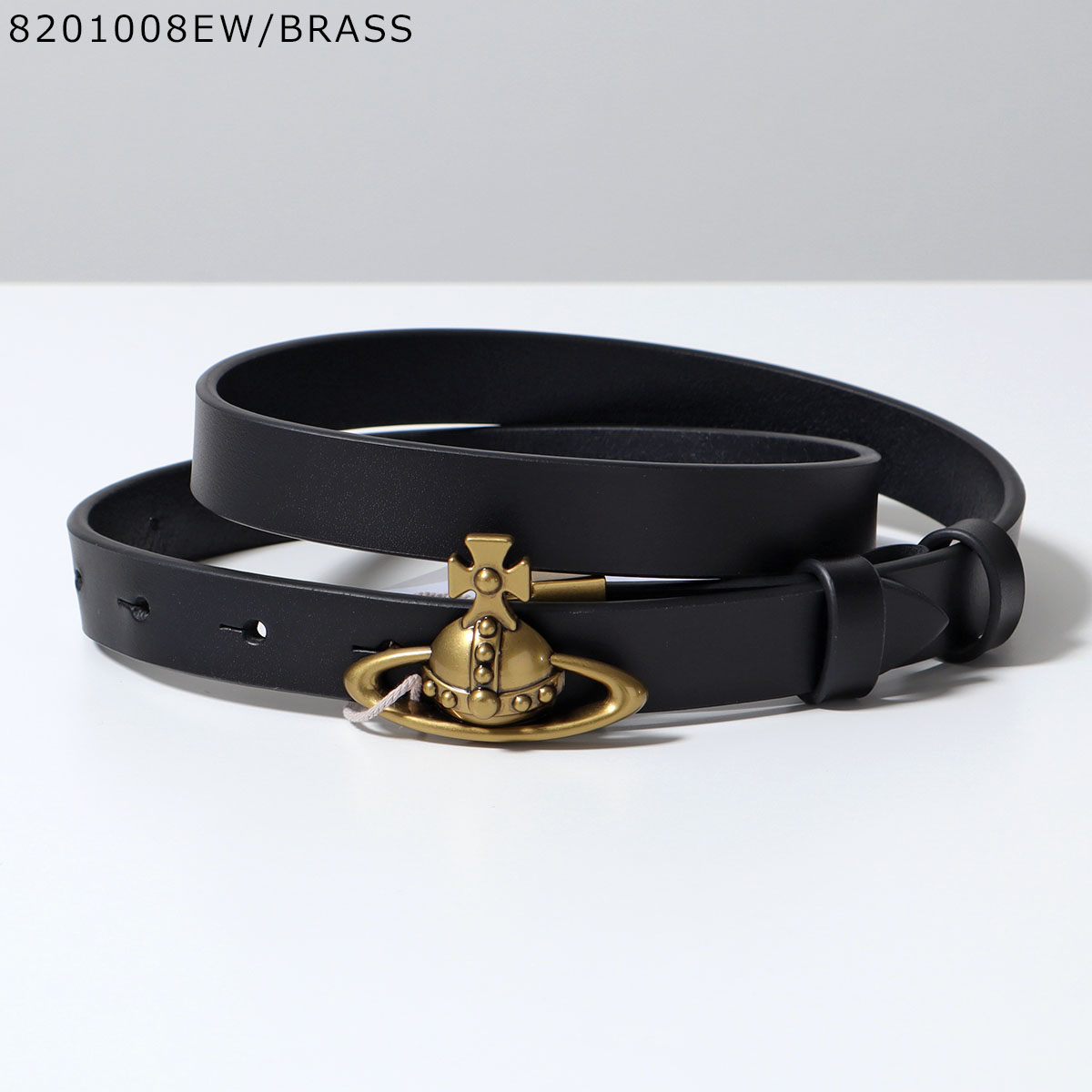 極美品♡Vivienne Westwood ナローベルト ブラウン オーブ Vivienne Westwood（ヴィヴィアンウエストウッド） ナローベルト SMALL