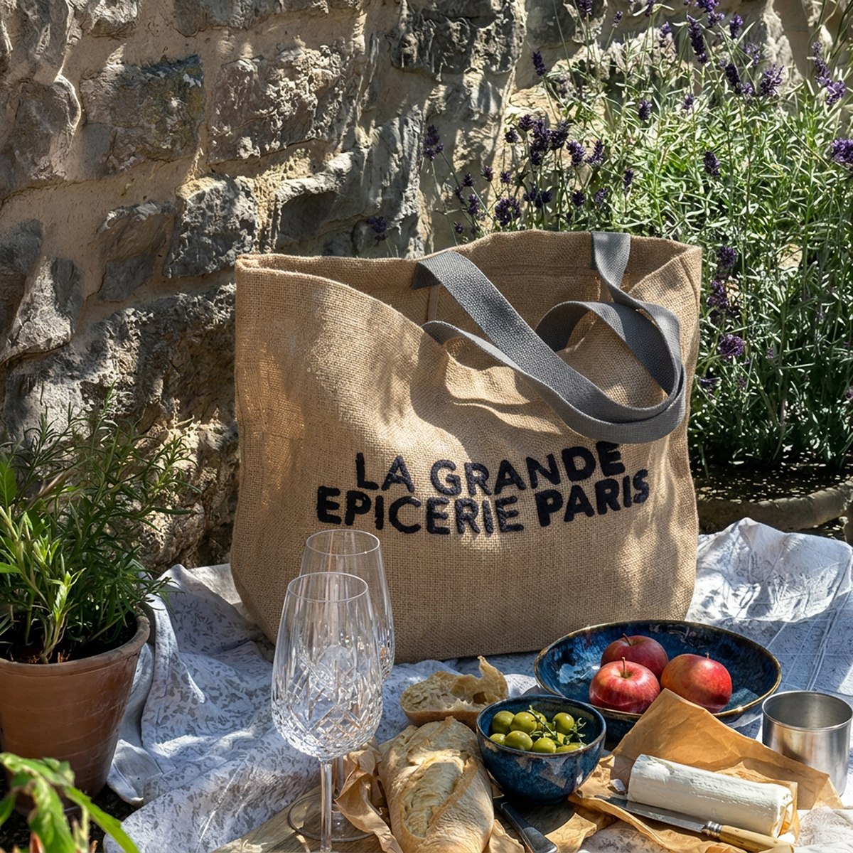LE BON MARCHE / LA GRANDE EPICERIE エプロン LA GRANDE EPICERIE DE PARIS ラ・グランド・エピスリー・ド・パリ