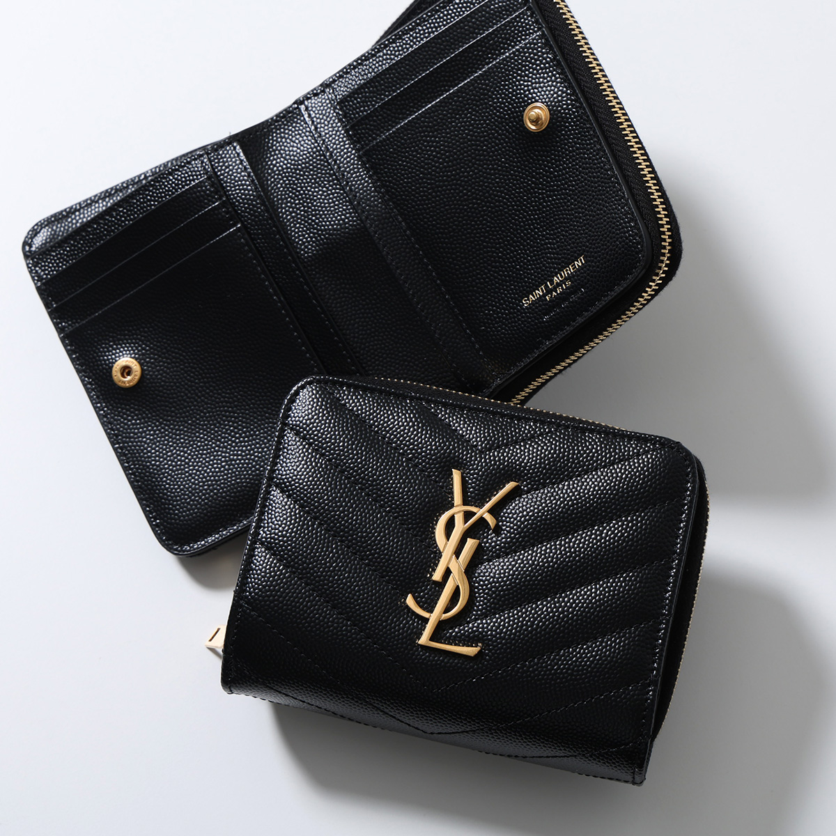Yves Saint Laurent レディース二つ折り財布｜財布｜ファッション