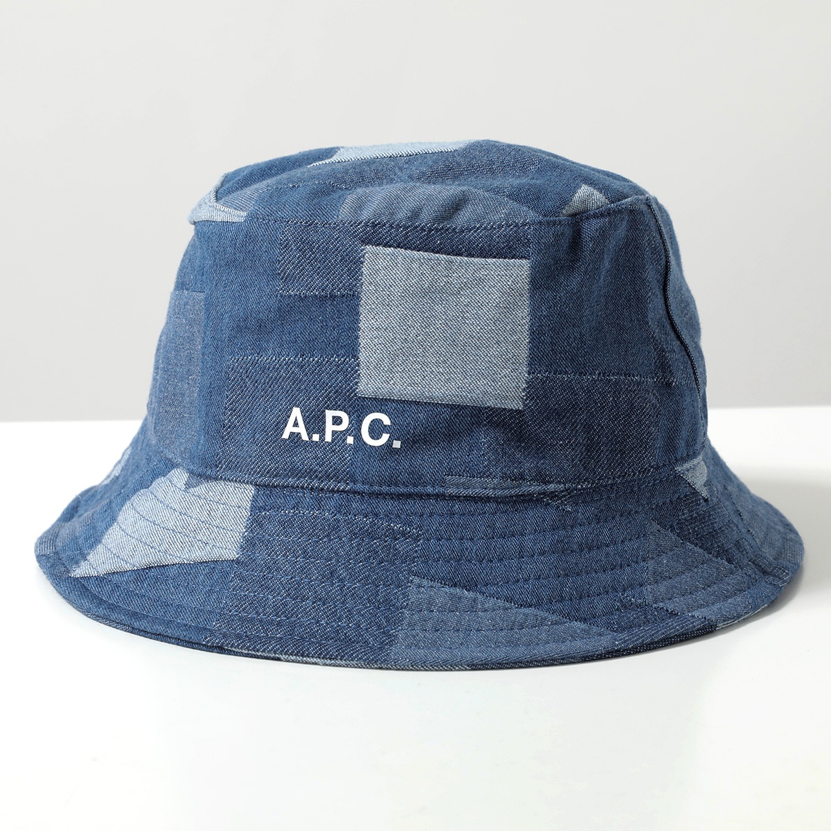 アーペーセー/A.P.C. 帽子 メンズ BOB MARK バケットハット INDIGO DELAVE 2024年春夏新作 M24096-COGWH-IAL A.P.C.（アーペーセー） APC A.P.C. バケットハット bob mark COGWH