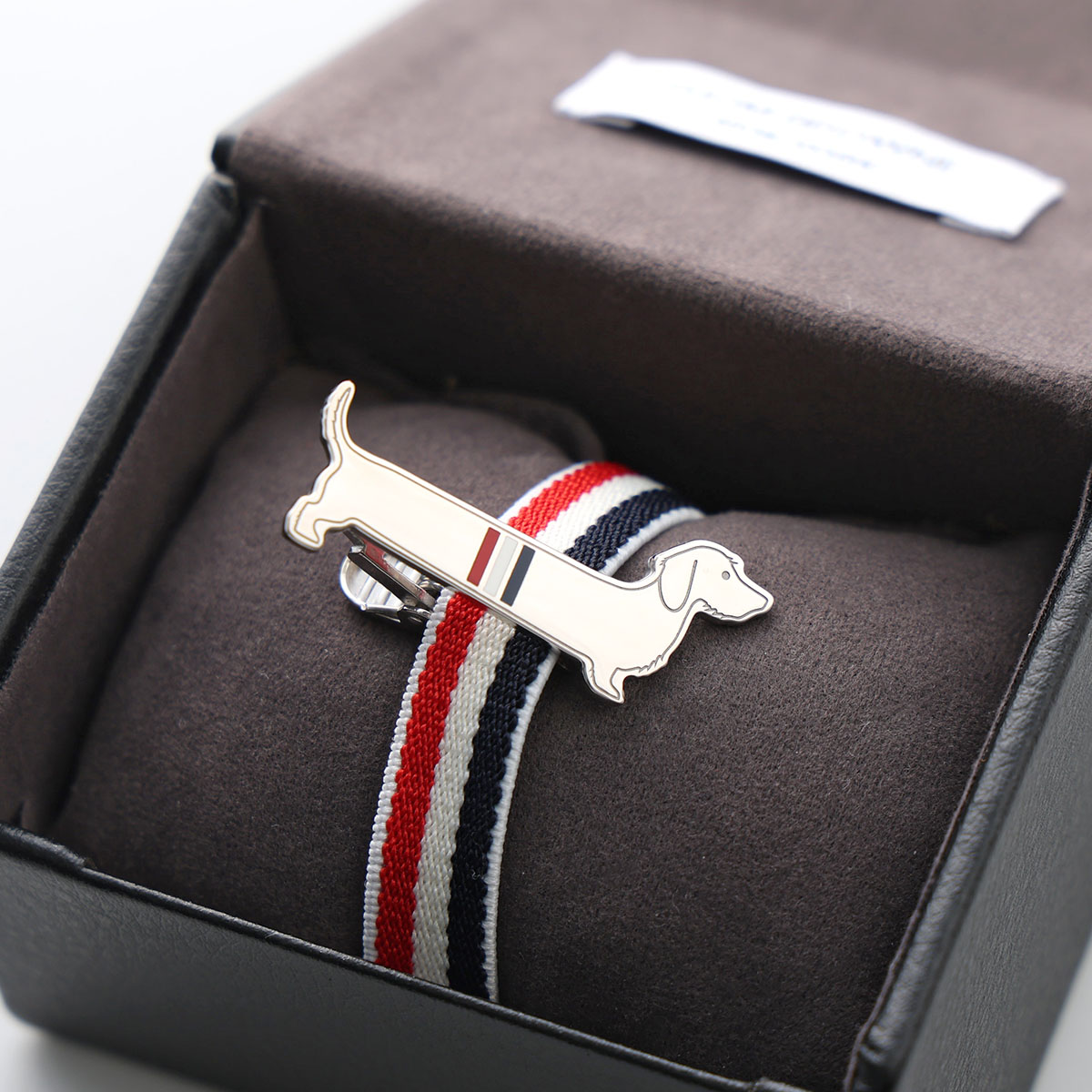 THOM BROWNE タイバー　ネクタイピン トリコロール トムブラウン THOM BROWNE（トム ブラウン） ネクタイピン HECTOR ヘクター UAK013A