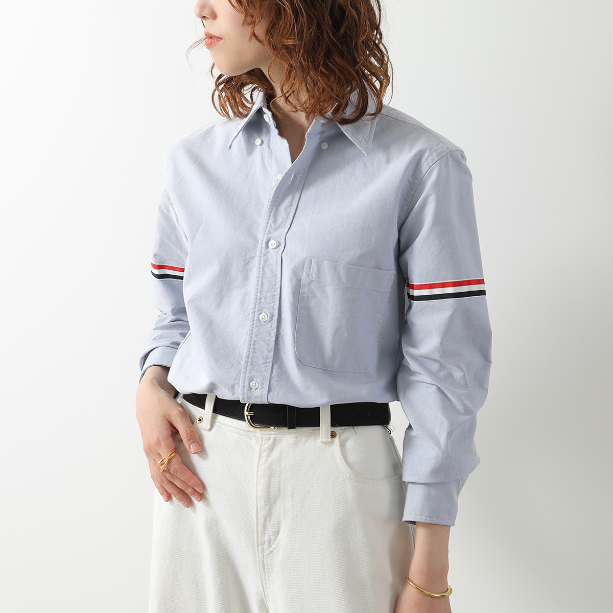 THOM BROWNE（トム ブラウン） クラシックシャツ MWL150E-F0313