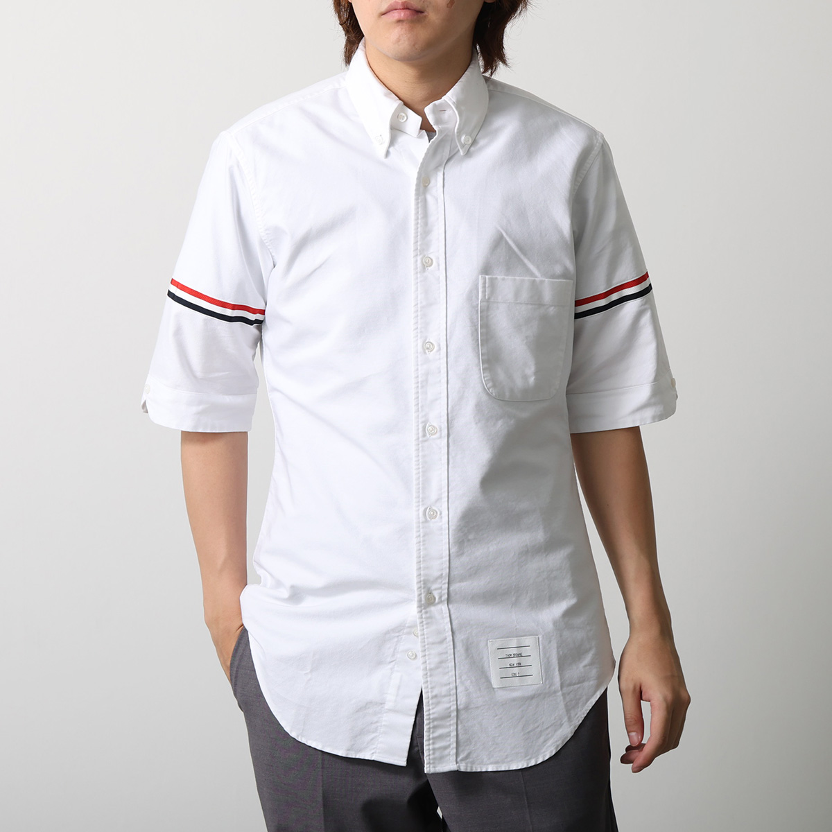 THOM BROWNE（トム ブラウン） シャツ MWS242A-F0313 メンズ 半袖