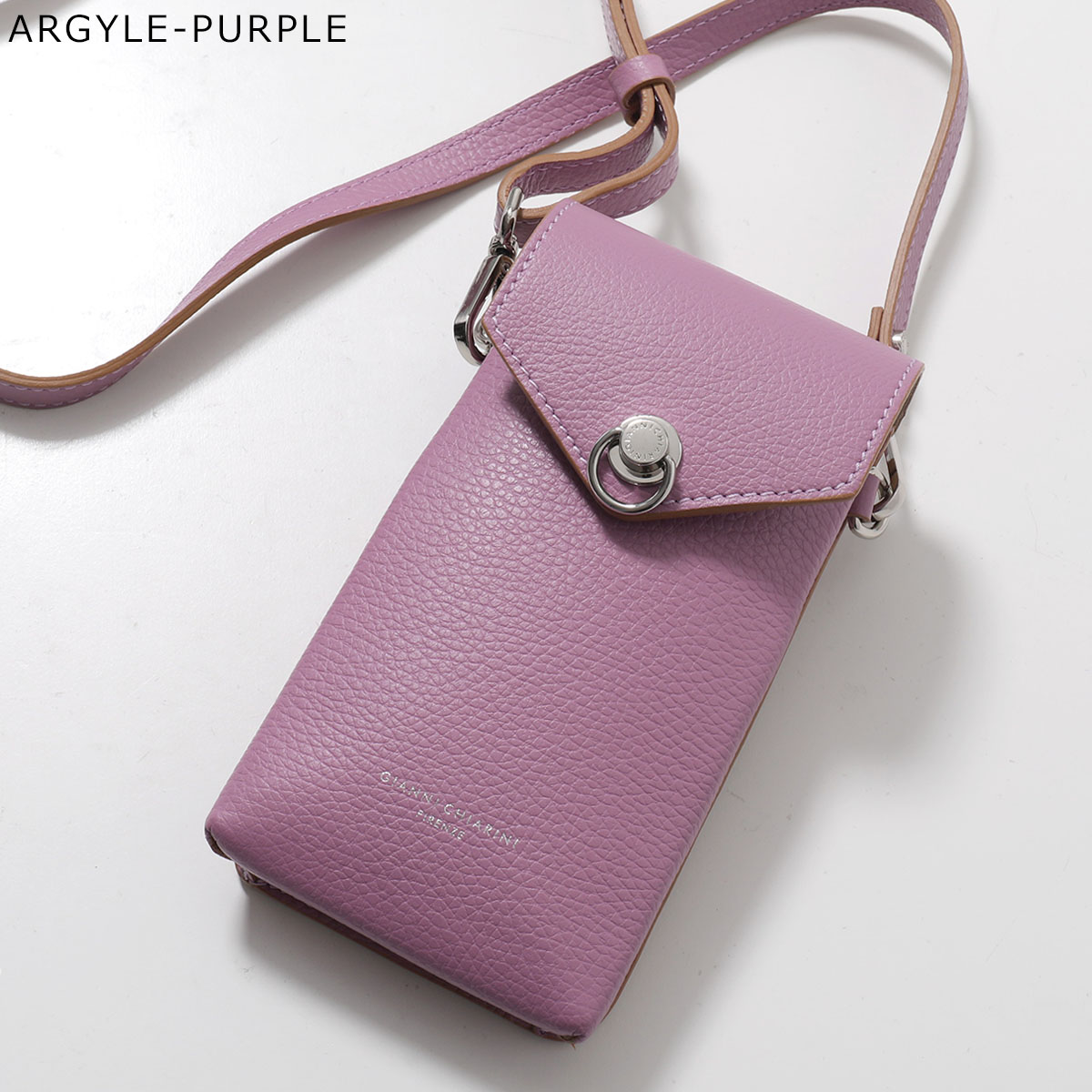 送料込 GIANNI CHIARINI ショルダーバッグ パープル GIANNI CHIARINI 