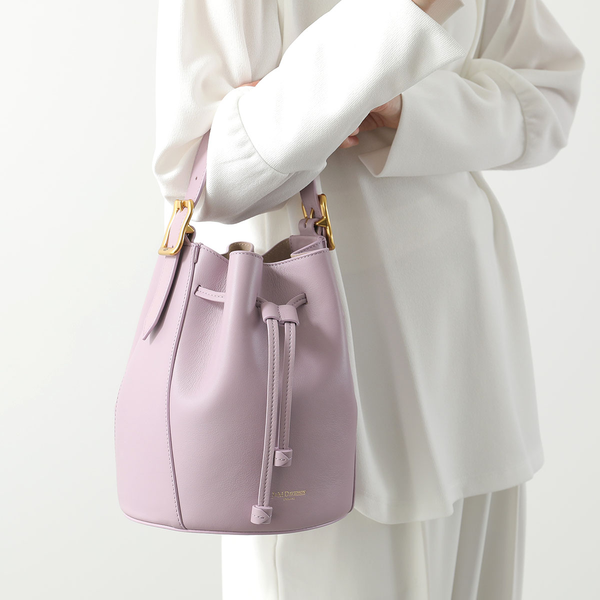 J&M DAVIDSON 高級レザー　ブライドル　ハンドバッグ　ターンロック J&M Davidson（J＆Mデヴィッドソン） 【カラー限定特価】J&M DAVIDSON
