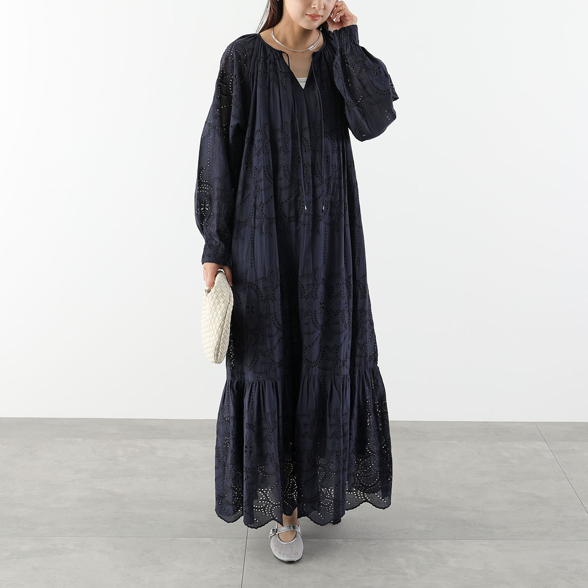 NE QUITTEZ PAS!（ヌキテパ） ne Quittez pas ワンピース Cotton Voile