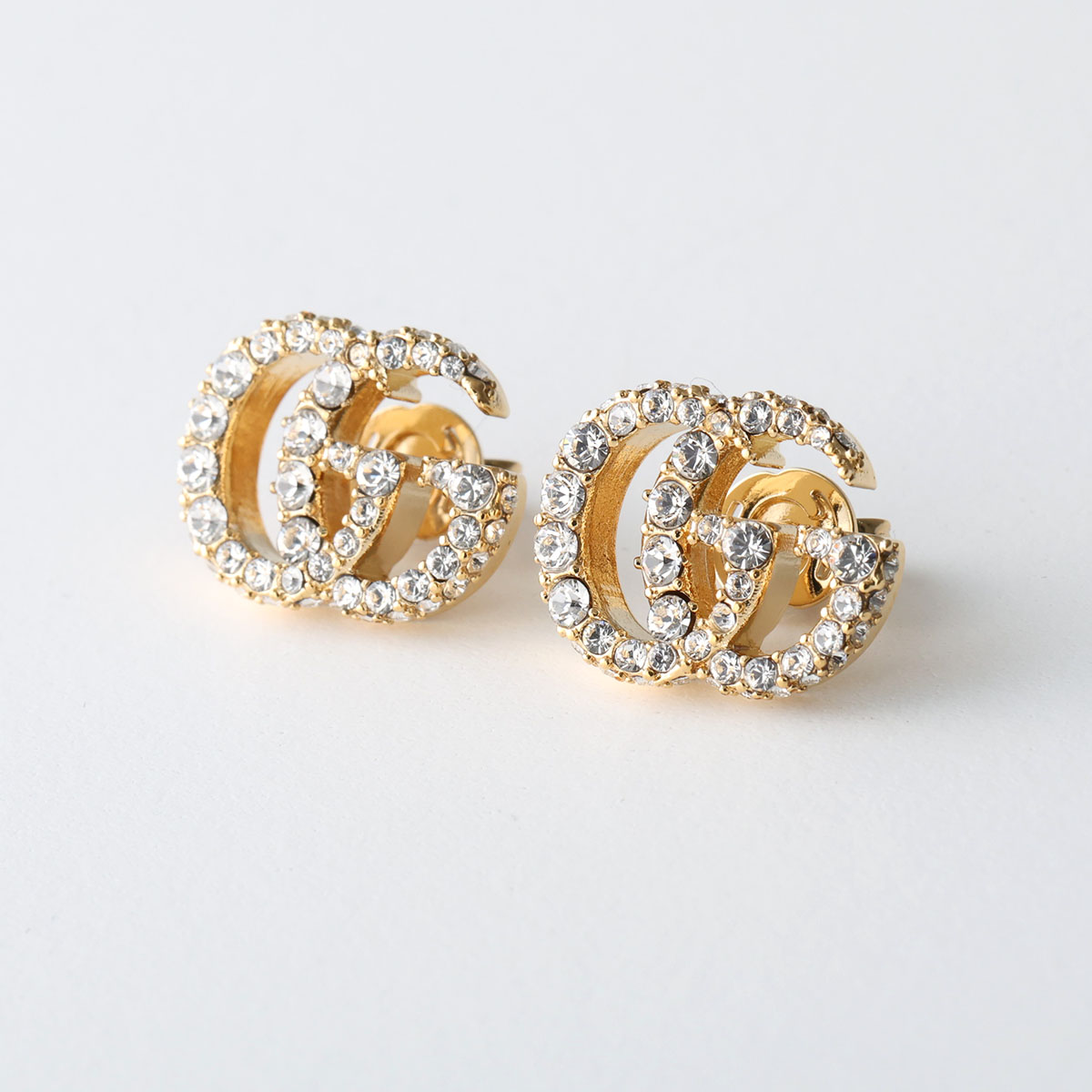 GUCCI ブラック スタッドピアス GUCCI（グッチ） スタッドピアス 753886 J1D50 レディース GGロゴ