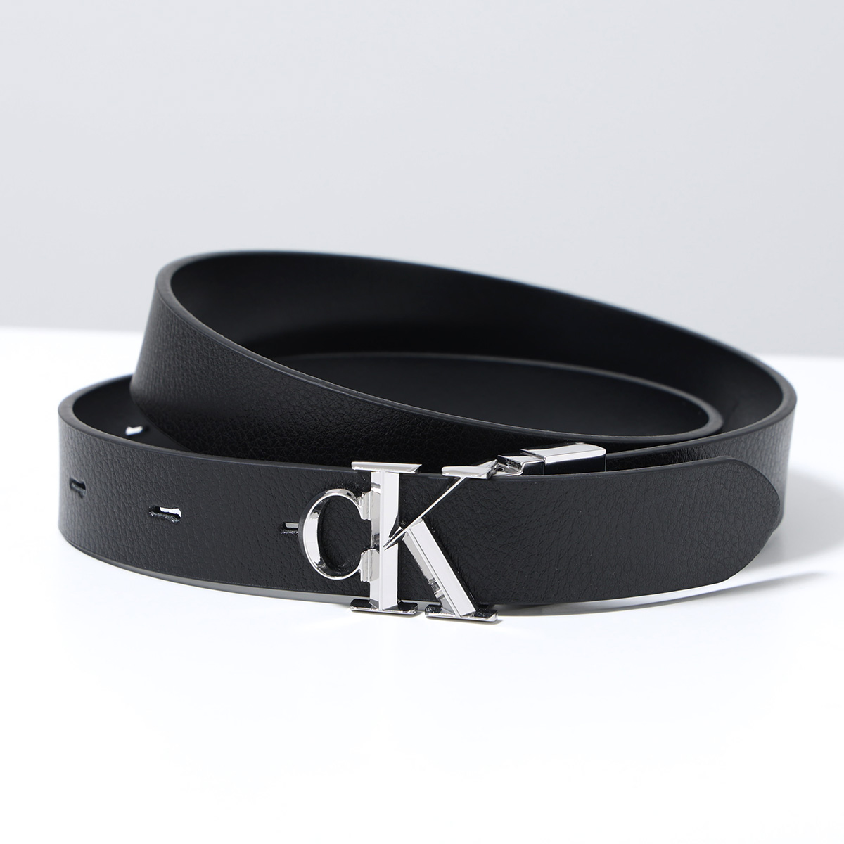 Calvin Klein（カルバン・クライン） ベルト FACET CK PEBBLE REV/ADJ 