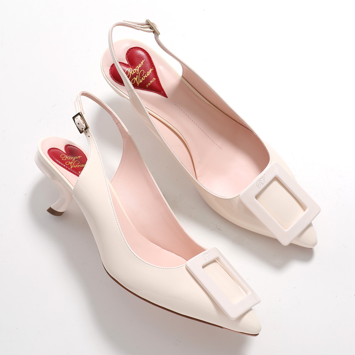 ロジェヴィヴィエ　パンプス　ミュール　サンダル　スリングバック　ベルヴィヴィエ Roger Vivier（ロジェヴィヴィエ） パンプス VIRGULE SLING BACK DEC