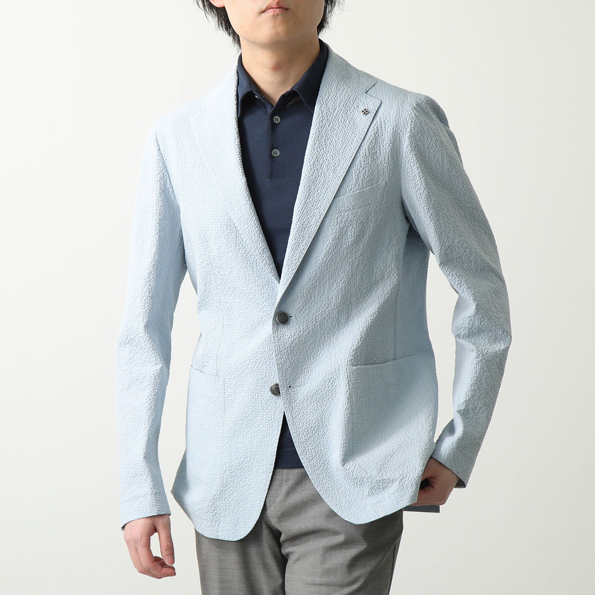 タリアトーレ⭐️48⭐️春夏ジャケット⭐️コットンリネン⭐️ブルーグレー定番 タリアトーレ ジャケット 春夏の商品一覧 通販 - Yahoo!ショッピング