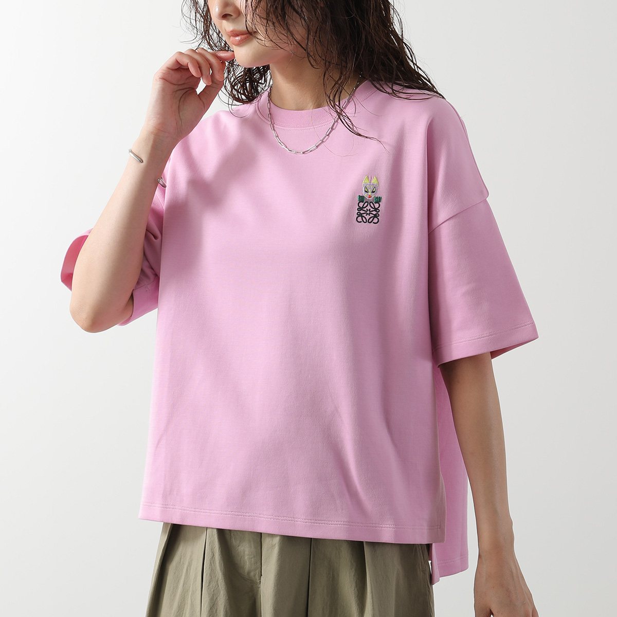 LOEWE（ロエベ） Tシャツ S359Y22XAI レディース 半袖 カットソー