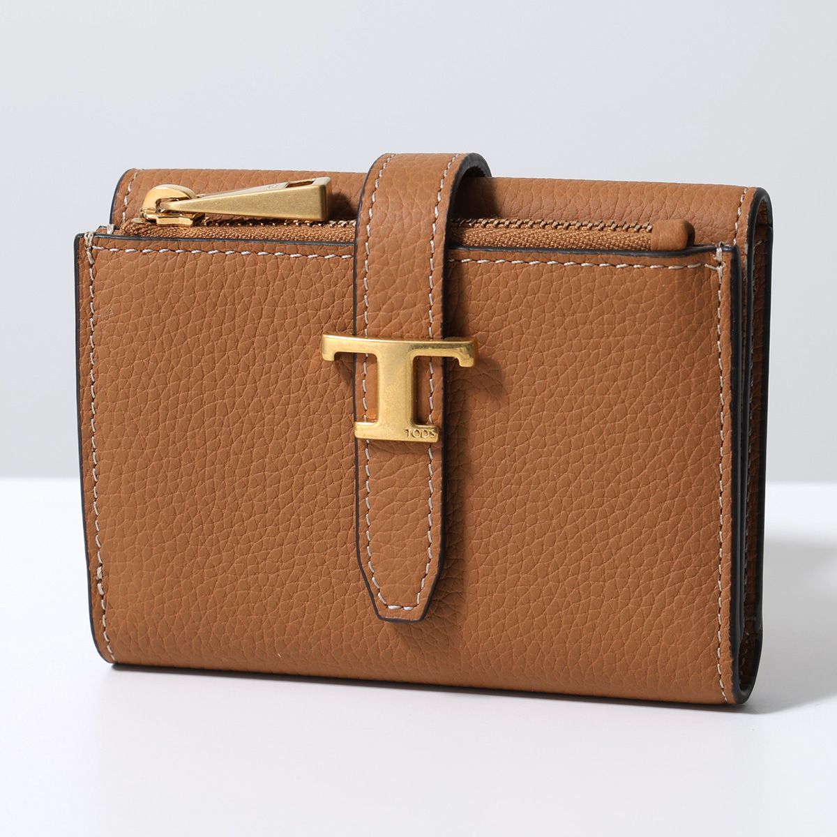 TOD'S（トッズ） TODS 三つ折り財布 T TIMELESS Tタイムレス