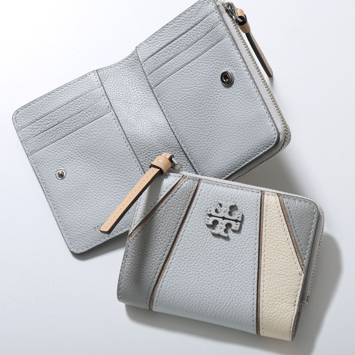 TORY BURCH 二つ折り財布 グレージュ系 TORY BURCH（トリーバーチ） 二つ折り財布 Mcgraw マックグロー 158617