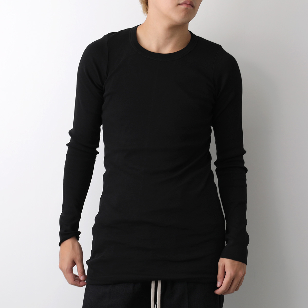 Rick Owens リックオウエンス RIB LS T 長袖カットソー Rick Owens（リック・オウエンス） Tシャツ RIB LS T RU02F4250 RJA