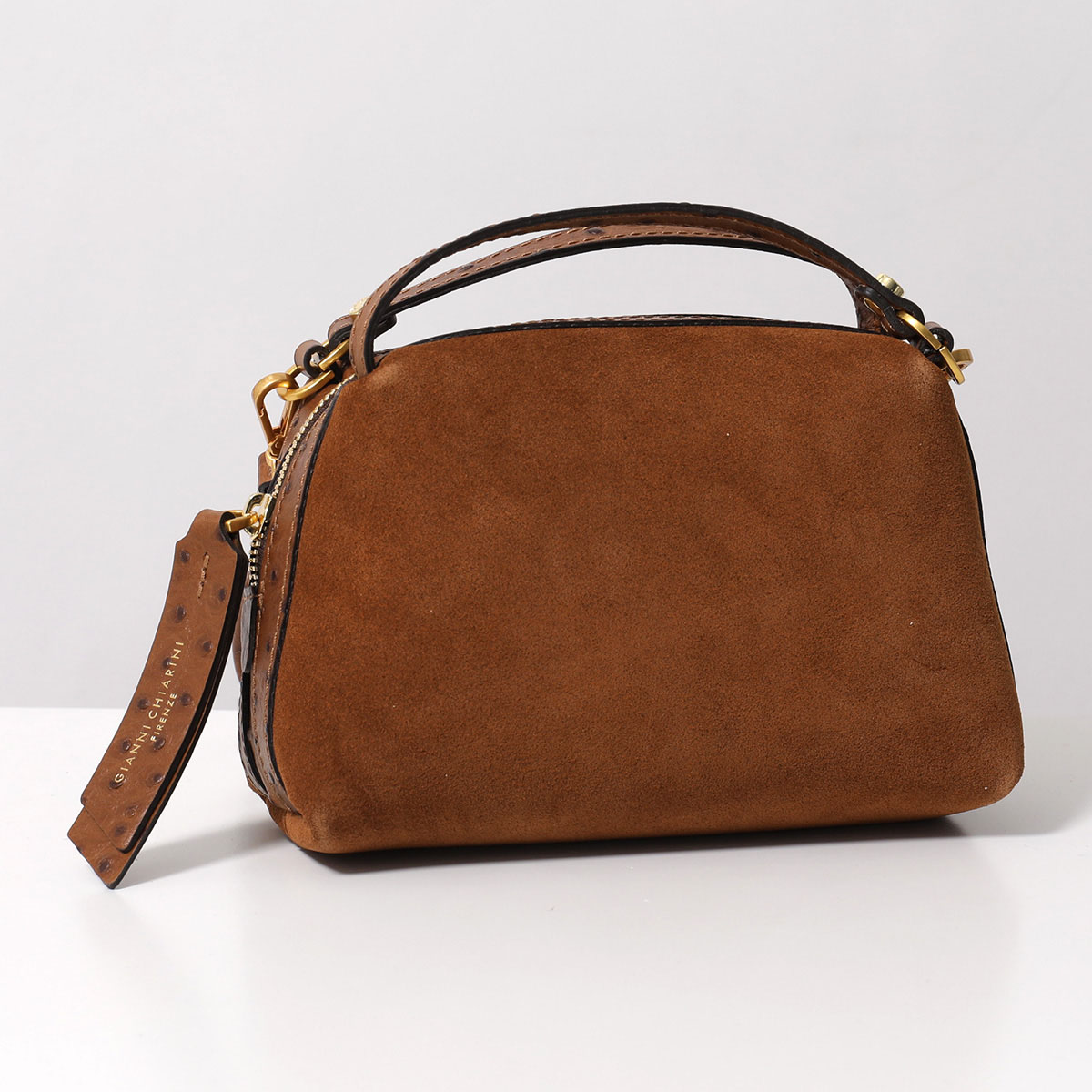 極美品✨GIANNI CHIARINI アリファS ショルダーバッグ ブラウン GIANNI CHIARINI（ジャンニ キアリーニ） ショルダーバッグ ALIFA
